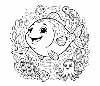 Ryba w czystym oceanie