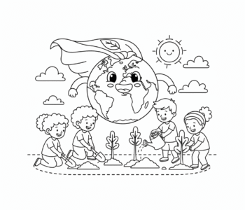 Ziemia Superbohaterka i mali ogrodnicy