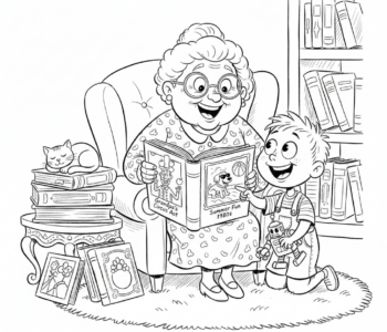 Babcia i album wspomnień