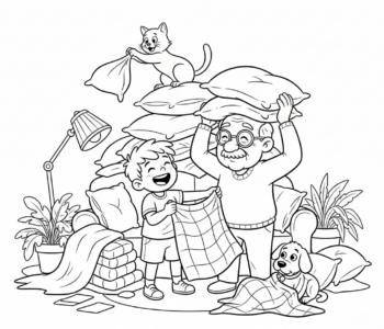 Budowanie fortu z Dziadkiem