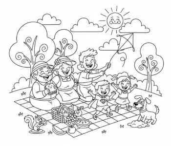 Rodzinny piknik z Dziadkami