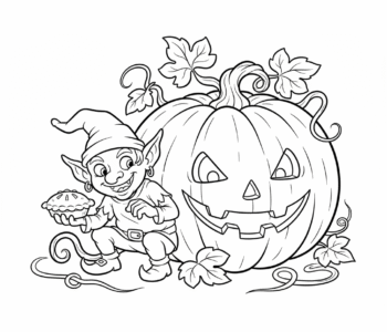 Goblin i jesienna dynia