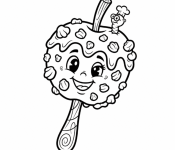 Jesienne karmelowe jabłko