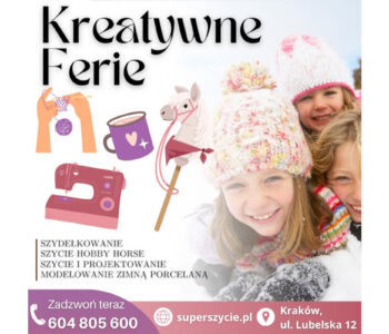 CREA SCHOOL zaprasza dzieci na ferie zimowe 2026 w Krakowie