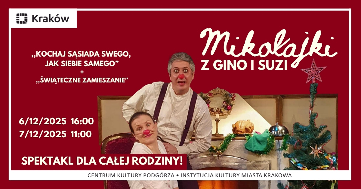 Zapraszamy na Mikołajki z Gino i Suzi