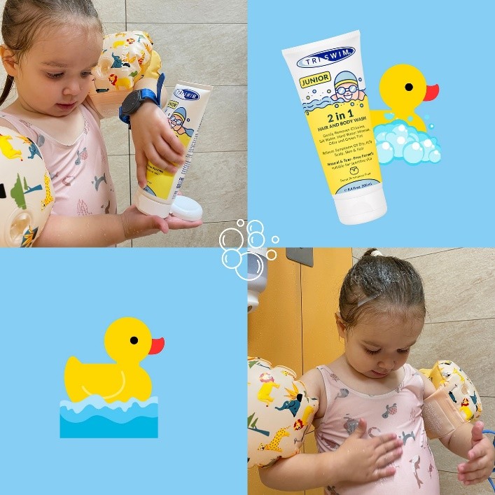 Skóra dziecka po basenie