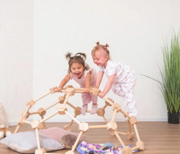 drewniana kopuła wspinaczkowa plac zabaw Małpiszon (7)