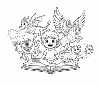 Świat wyobraźni z książką
