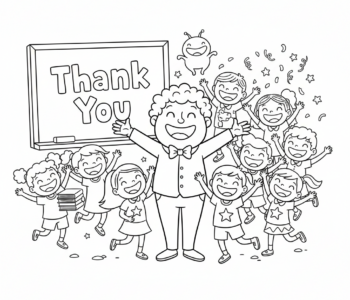 Nauczyciel i uczniowie