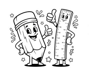 Wesołe przybory szkolne