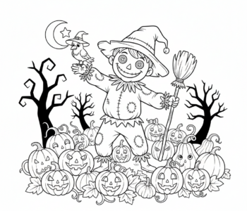 Dziecko strach na wróble