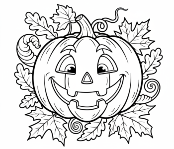 Uśmiechnięta dynia Halloween