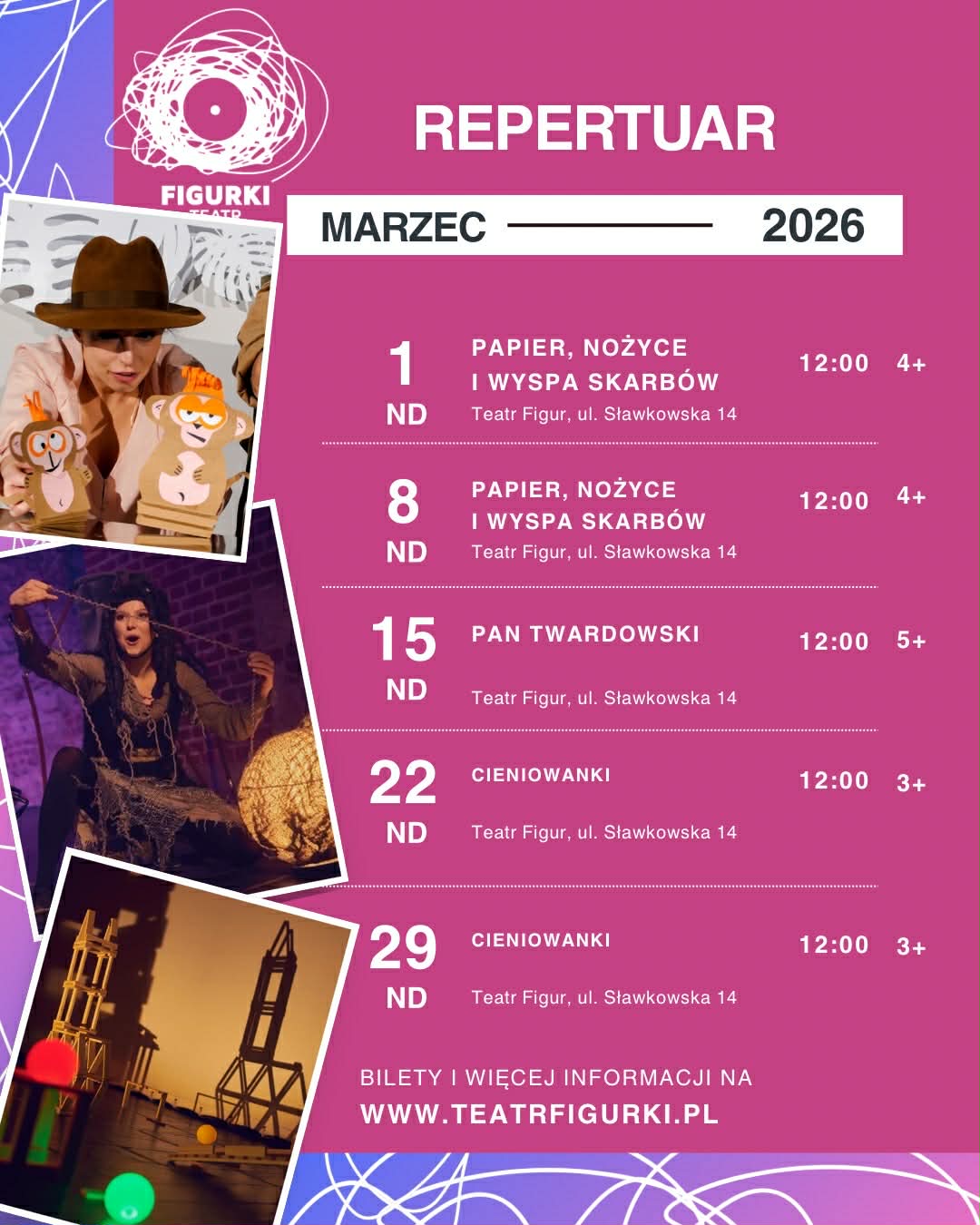 Marzec w Teatrze Figurki