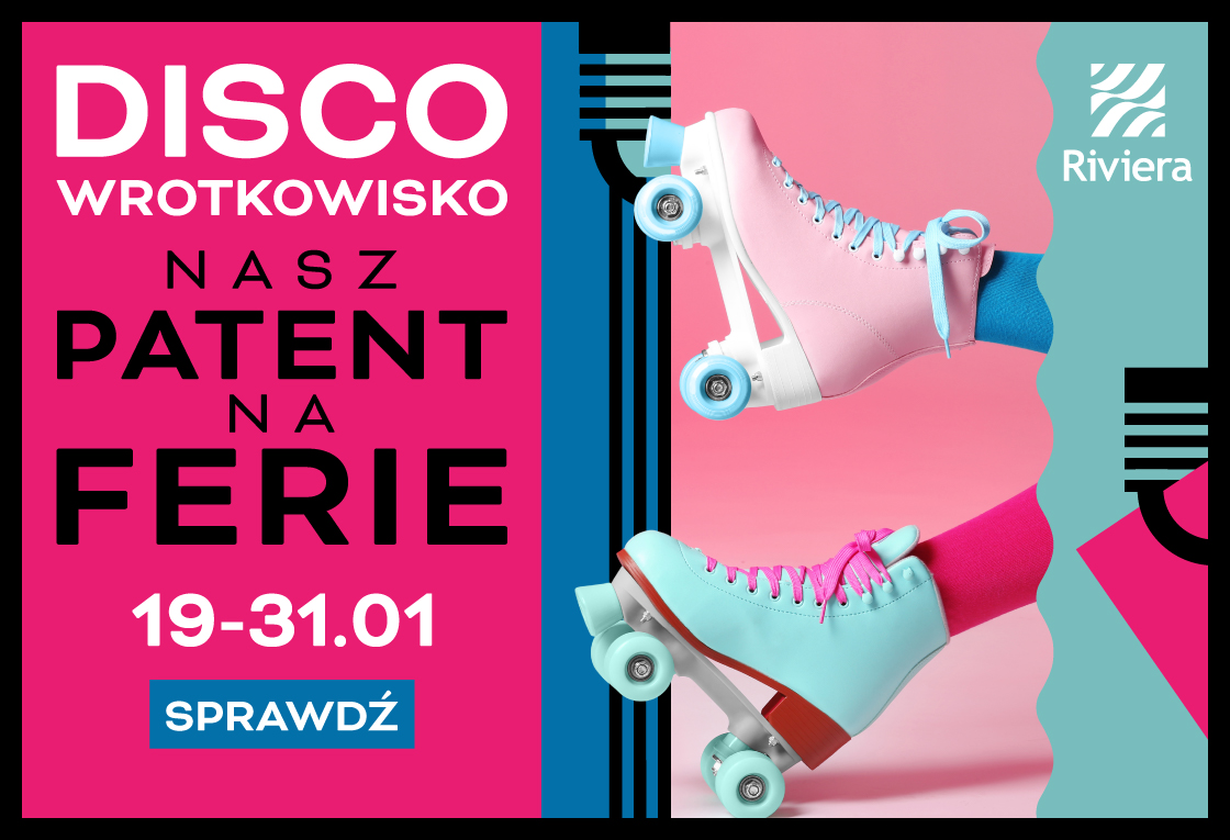 Ferie w Trójmieście: Disco Wrotkowisko i Finał WOŚP w Centrum Riviera