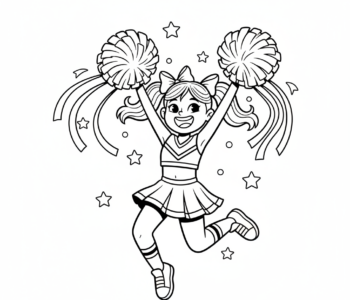 Radosna cheerleaderka