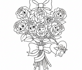 Bukiet róż na Walentynki