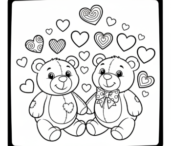 Misie trzymające się za rączki