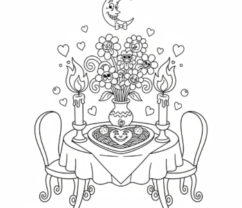 Romantyczny stół na Walentynki