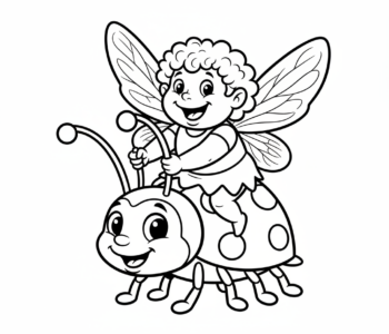 Wróżka na biedronce