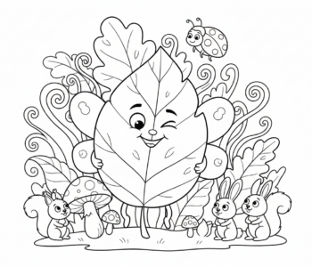 Wróżka jako liść