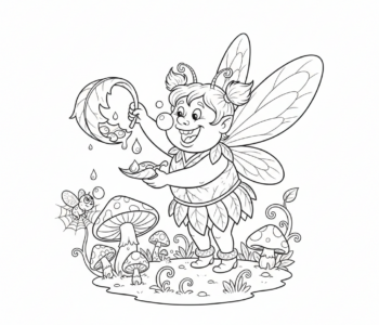 Wróżka zbiera rosę