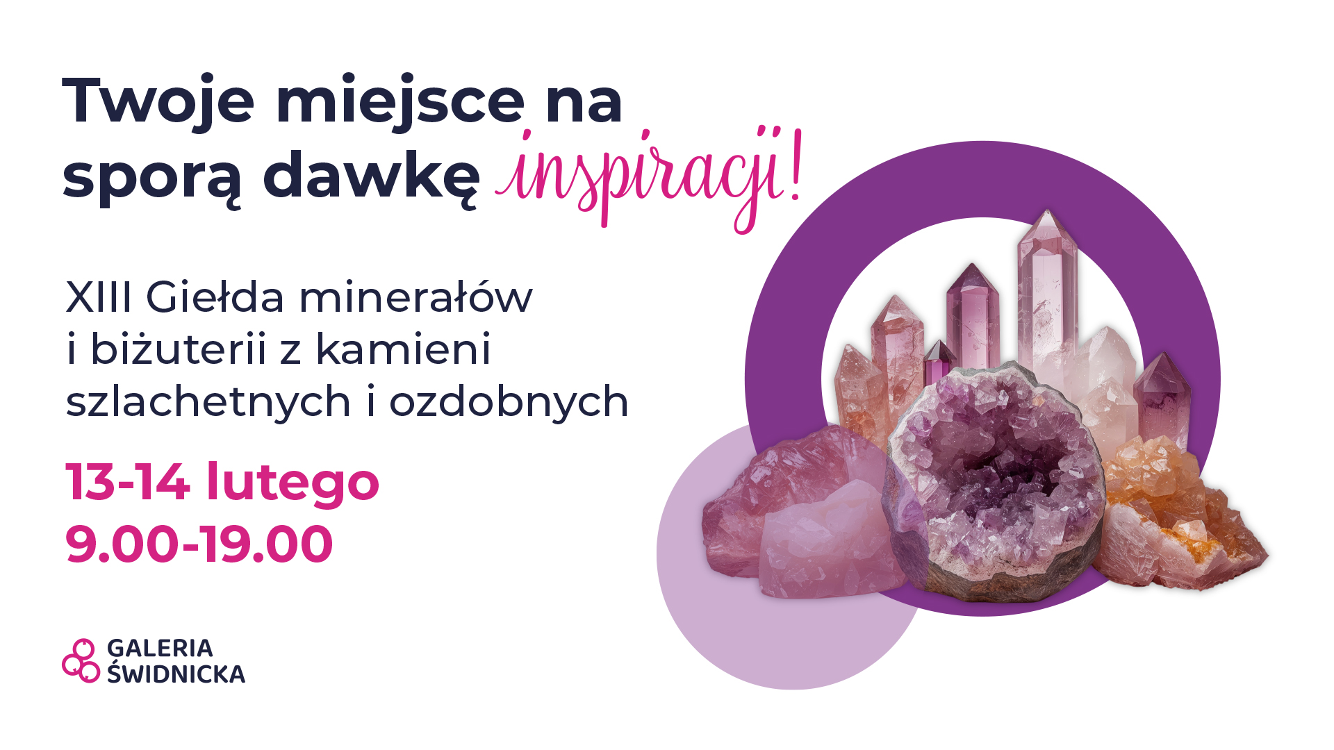 XIII Giełda Minerałów i biżuterii w Galerii Świdnickiej