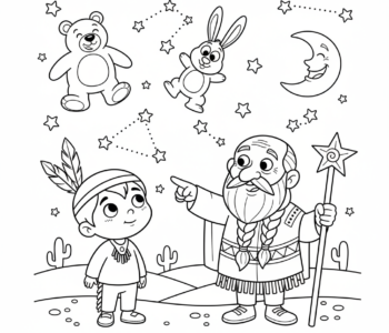 Dziecko patrzy na gwiazdy