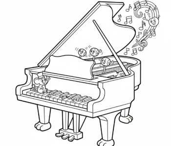 Fortepian z klawiszami