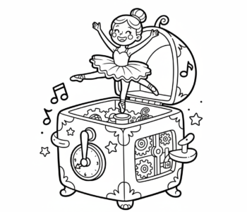 Pozytywka z baletnicą