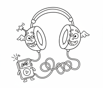 Słuchawki i odtwarzacz