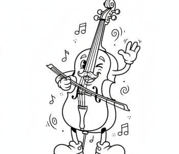 Elegancka wiolonczela