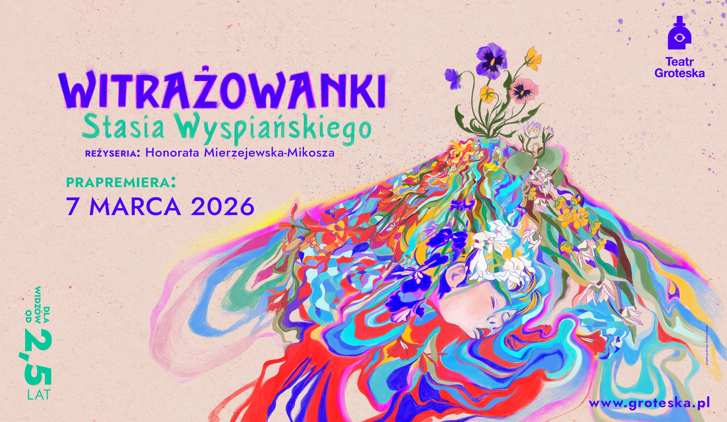 Wyspiański dla najmłodszych. Teatr Groteska zapowiada prapremierę spektaklu Witrażowanki Stasia Wyspiańskiego