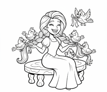 Księżniczka i ptaki