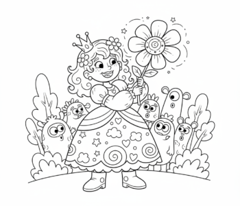 Księżniczka i magiczny kwiat