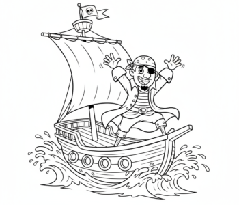 Pirat z drewnianą nogą