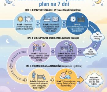 Jak odstawić nocne pobudki – plan na 7 dni