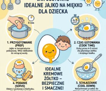 Jak ugotować jajko na miękko, żeby żółtko było idealne dla dziecka?