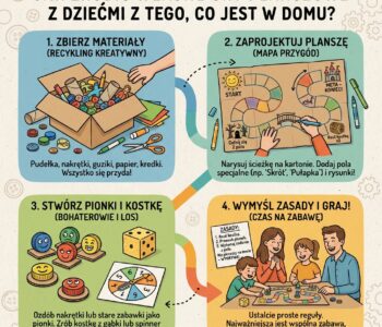 Jak zrobić własne gry planszowe z dziećmi z tego, co jest w domu?