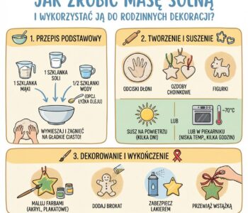 Jak zrobić masę solną i wykorzystać ją do rodzinnych dekoracji?