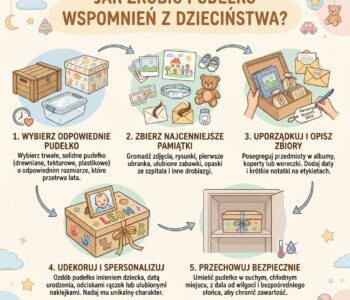 Jak zrobić pudełko wspomnień z dzieciństwa (pamiątki, zdjęcia, rysunki)?