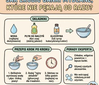 Jak zrobić bańki mydlane, które nie pękają od razu?
