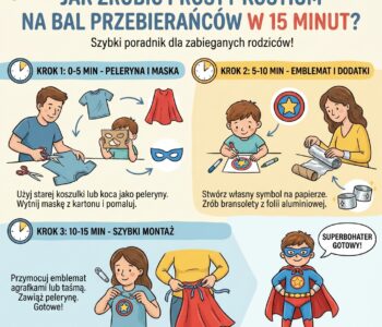 Jak zrobić prosty kostium na bal przebierańców w 15 minut?