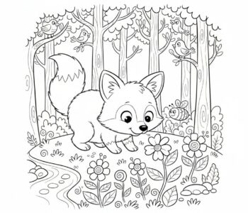 Mały lisek odkrywa wiosnę