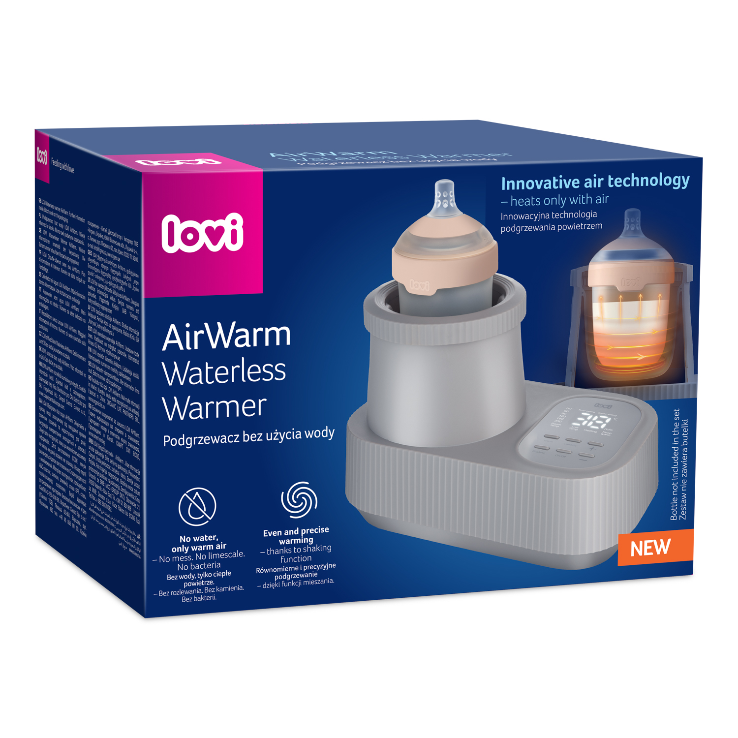 LOVI AirWarm &ndash; pierwszy na rynku podgrzewacz do butelek bez użycia wody