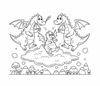 Nauka latania dla małego smoka