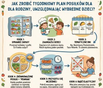 Jak zrobić tygodniowy plan posiłków dla rodziny, uwzględniając wybredne dzieci?