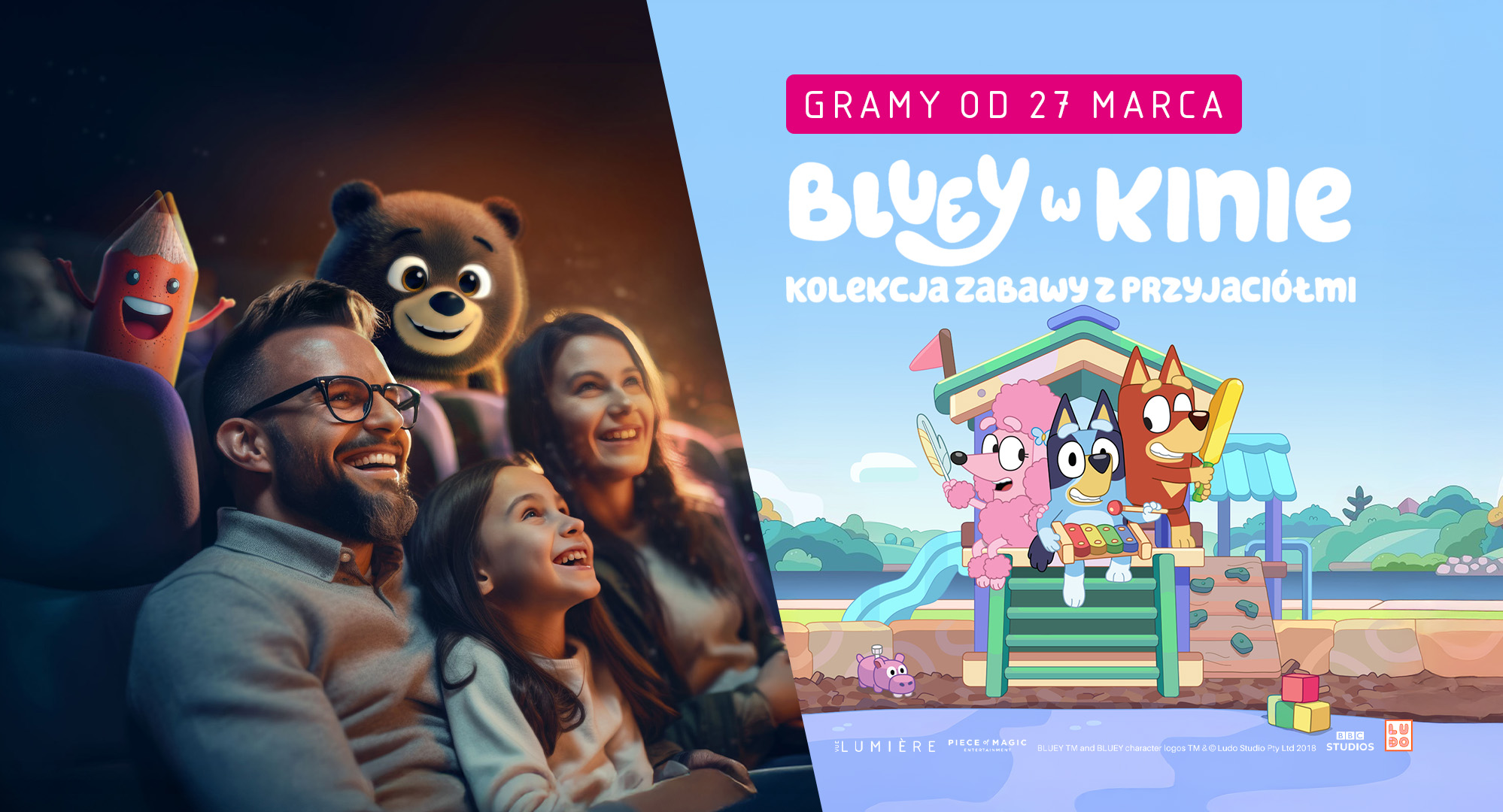 Bluey w Multikinie: Poranki pełne zabawy z przyjaciółmi już od 27 marca