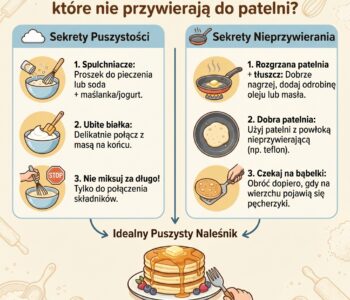 Jak zrobić puszyste naleśniki, które nie przywierają do patelni?
