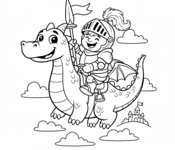 Rycerz na grzbiecie smoka