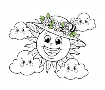 Słońce w wiosennym kapeluszu